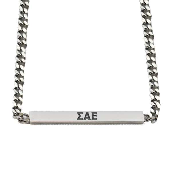 Sigma Alpha Epsilon SAE Fraternity Necklace- Greek Letters Pendant 