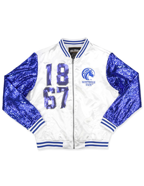 Fayetteville State University Satin Sequin Jacket-Front