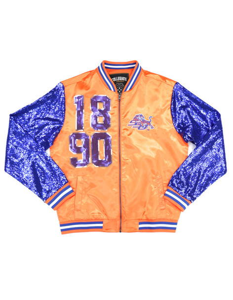 Savannah State University Satin Sequin Jacket-Front