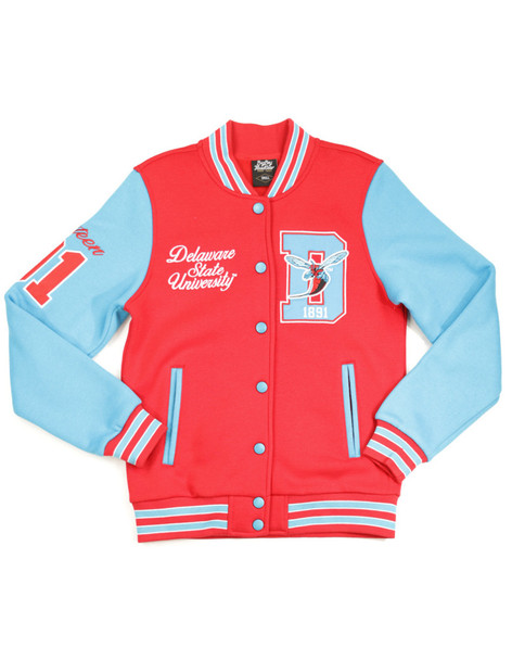 Delaware State University Fleece Jacket-Women’s-Front