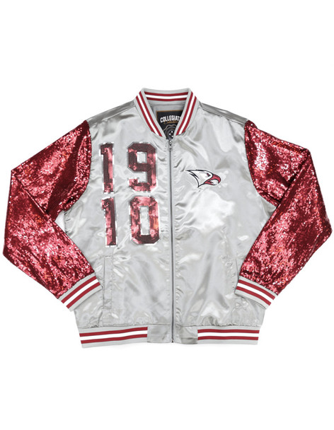 North Carolina Central University Satin Sequin Jacket-Front