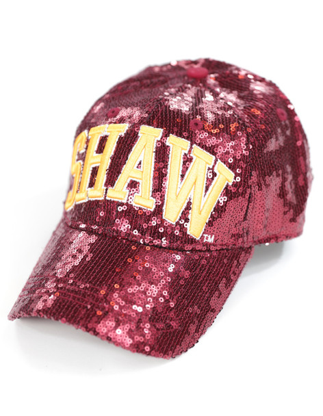 Shaw University Sequin Hat-Front