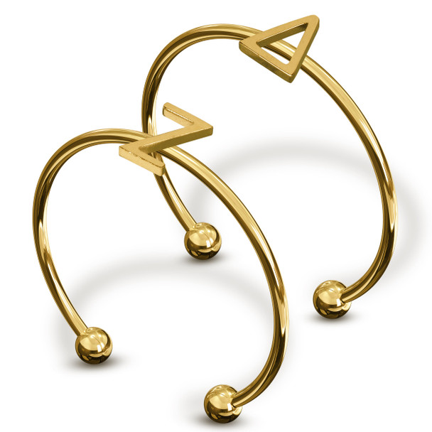 Delta Zeta Sorority Stacking Ring Set