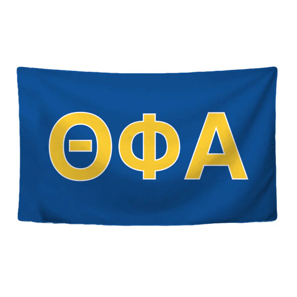 Theta Phi Alpha Sorority Flag- Greek Letters 