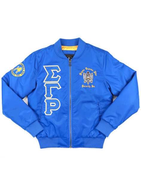 Sigma Gamma Rho Sorority Bomber Jacket-Front