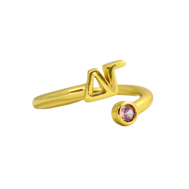 Delta Gamma Sorority Wraparound Ring