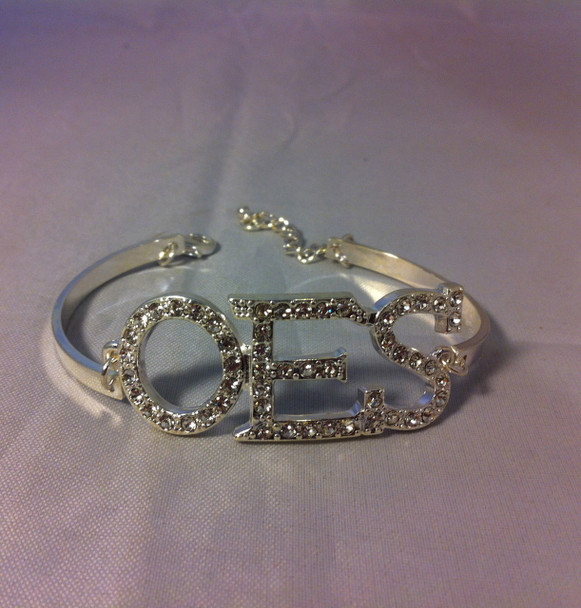 Order of the Eastern Star OES Bracelet-Silver