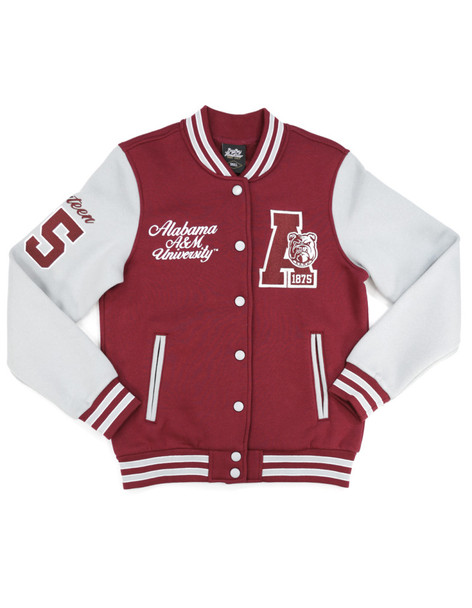 Alabama A&M University AAMU Fleece Jacket-Women’s-Style 2-Front