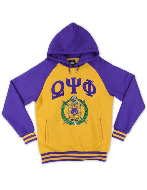 Omega Psi Phi Fraternity Hoodie-Crest