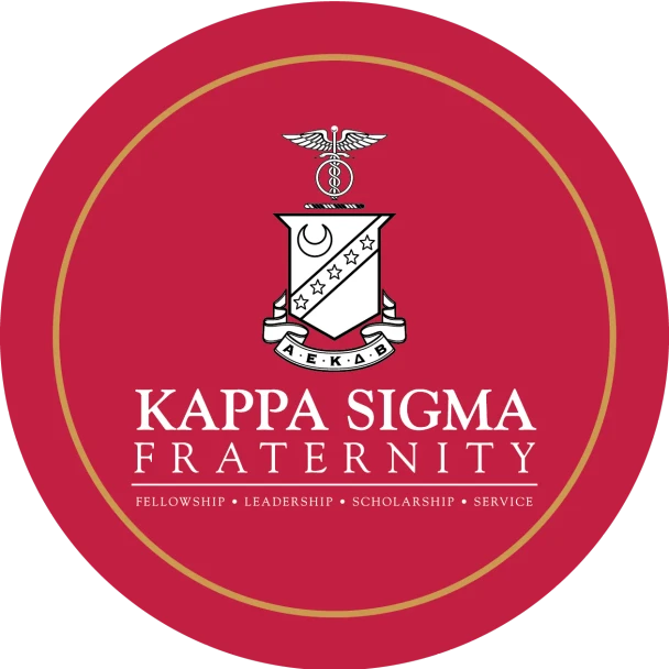 Kappa Sigma Fraternity Circle Logo Car Decal 
