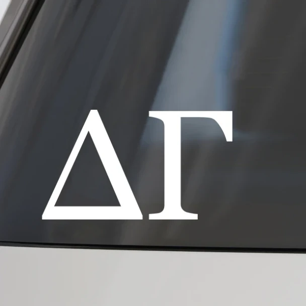 Delta Gamma Sorority Car Decal Stickers- 3 Inches