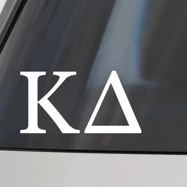 Kappa Delta Sorority Car Decal Stickers- 3 Inches