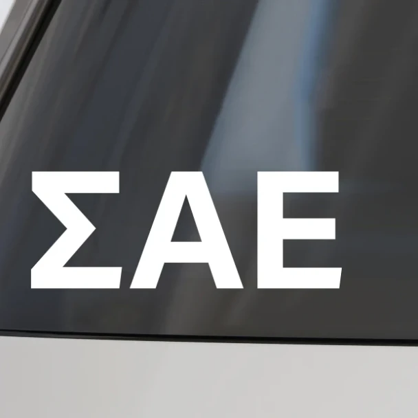 Sigma Alpha Epsilon SAE Fraternity Car Decal Stickers- 3 Inches