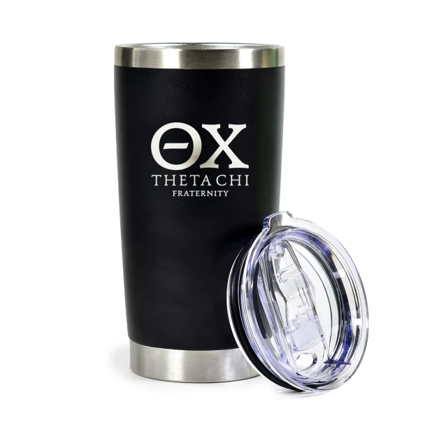 Theta Chi Fraternity 20 oz Tumbler- Black 