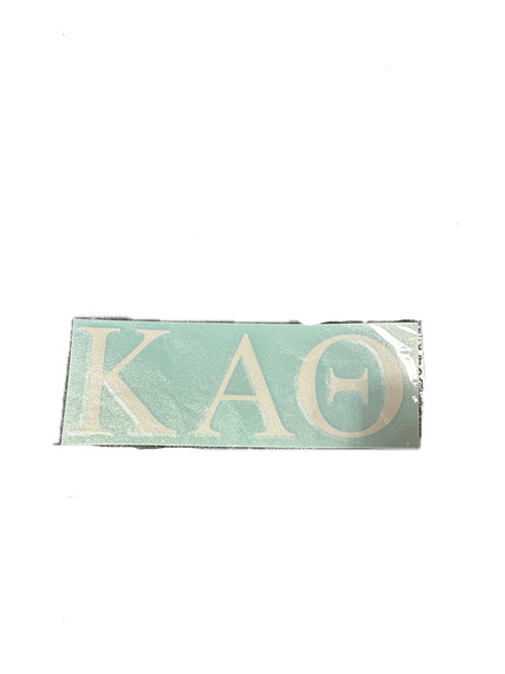 Kappa Alpha Theta White Car Letters-2.5 Inches