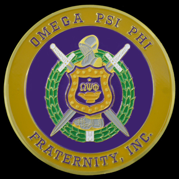 Omega Psi Phi Fraternity Car Emblem 