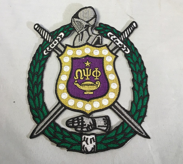 Omega Psi Phi Crest- 5 Inches 