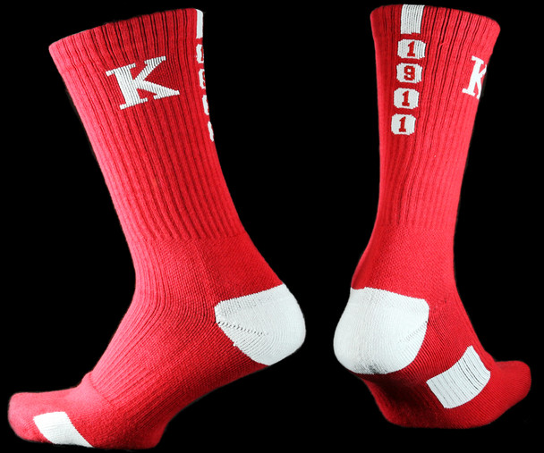 Kappa Alpha Psi Fraternity Dry Fit Crew Socks