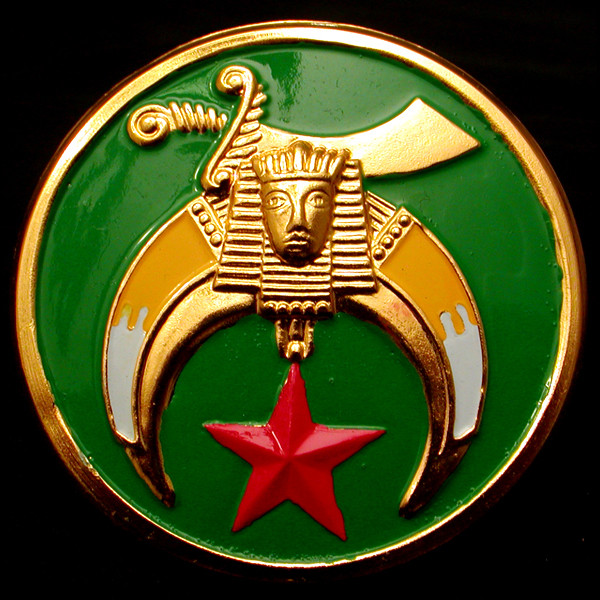 Shriner Car Emblem-Green