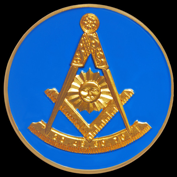 Mason Masonic Past Master Car Emblem