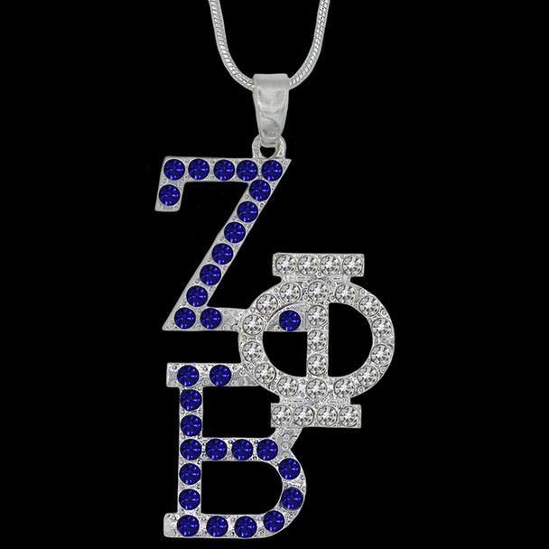 Zeta Phi Beta Sorority Stacked Necklace 