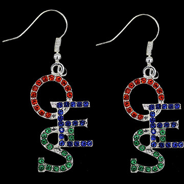Order of the Eastern Star Stacked Earrings