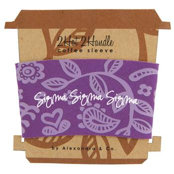 Sigma Sigma Sigma Tri-Sigma Sorority Coffee Sleeve 