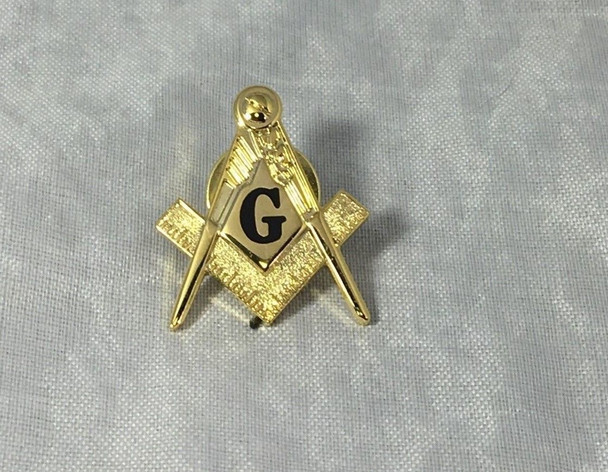 Mason Masonic Black Symbol Lapel Pin