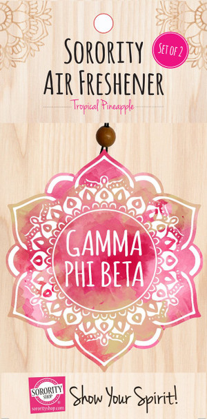 Gamma Phi Beta Sorority Mandala Air Freshener