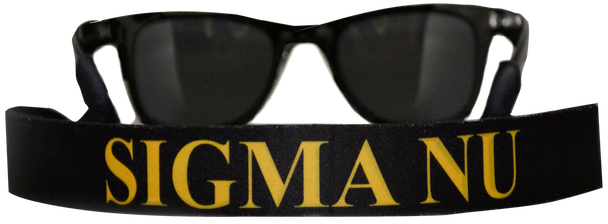 Sigma Nu Fraternity Sunglass Staps 