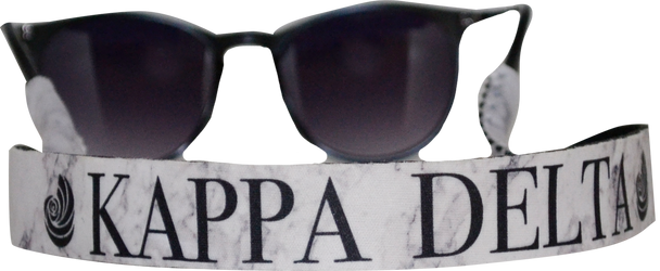 Kappa Delta Sorority Sunglass Straps- Marble