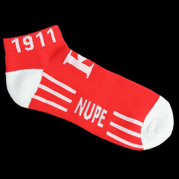 Kappa Alpha Psi Fraternity Socks Footies- Style 2 