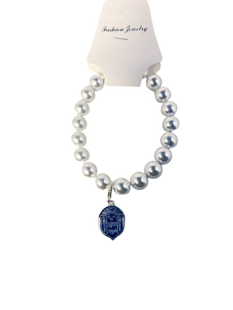 Zeta Phi Beta Sorority Pearl Bracelet