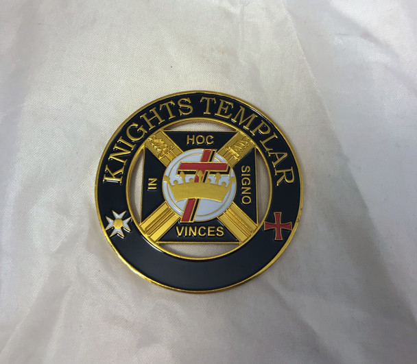 Knights Templar Cut Out Car Emblem