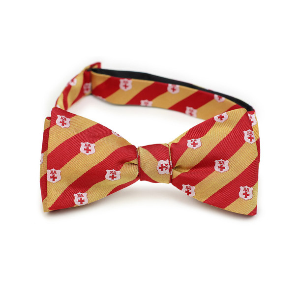 Kappa Alpha Fraternity Silk Bow Tie- Self-Tie- Symbol