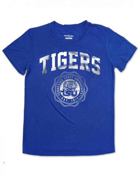 Tennessee State University Foil Shirt- Tigers 