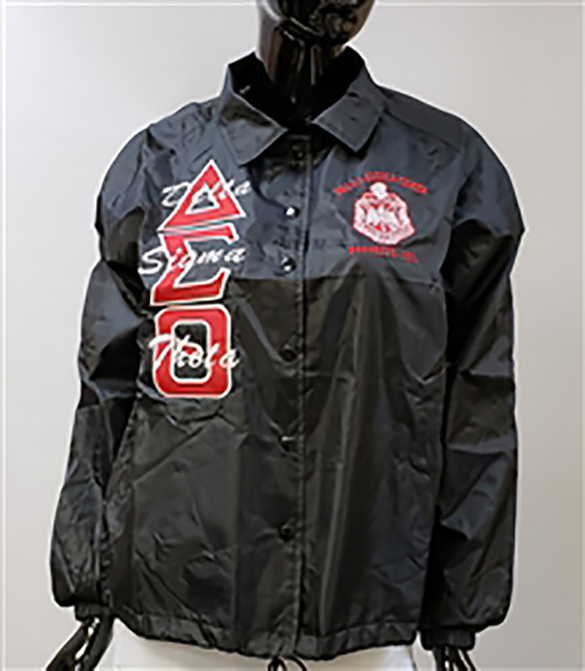 Delta Sigma Theta Sorority Line Jacket- Black