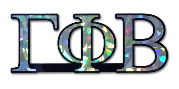 Gamma Phi Beta Sorority Reflective Decal 