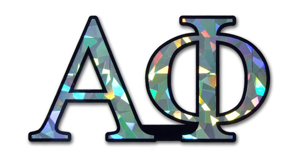 Alpha Phi Sorority Reflective Decal 