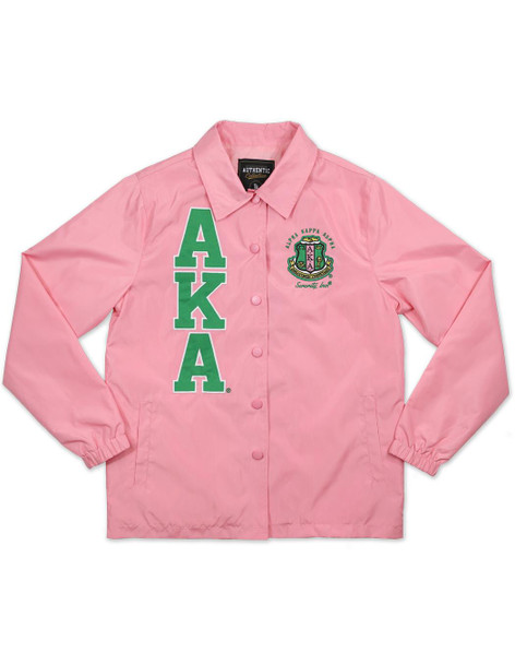 Alpha Kappa Alpha AKA Sorority Waterproof Coach Jacket