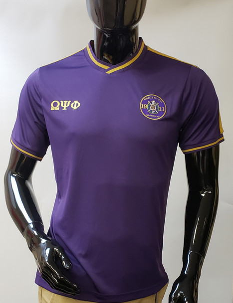Omega Psi Phi Fraternity Soccer Jersey-Purple