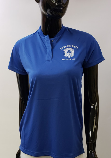 Zeta Phi Beta Sorority Blade Collar Polo