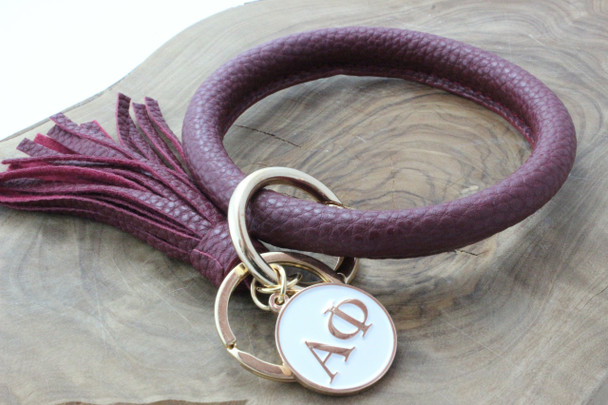 Alpha Phi Sorority Bangle Keychain 