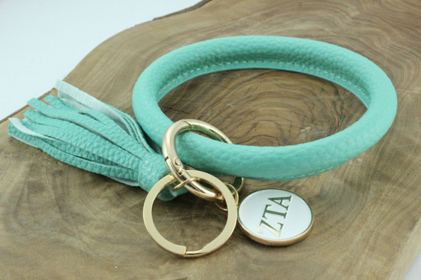 Zeta Tau Alpha ZTA Sorority Bangle Keychain 