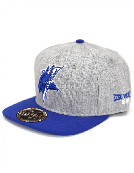 Elizabeth City State University Snapback Hat- Gray