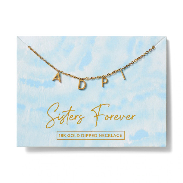 Alpha Delta Pi ADPI Sorority Name Necklace 