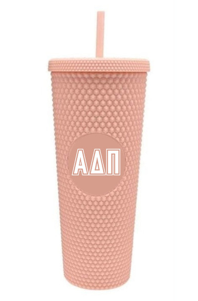 Alpha Delta Pi Sorority Studded Tumbler