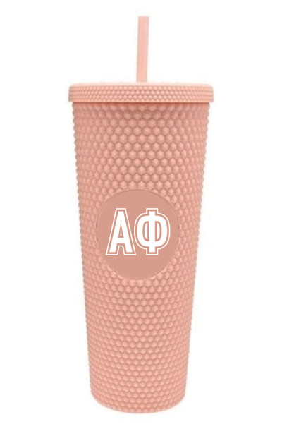 Alpha Phi Sorority Studded Tumbler