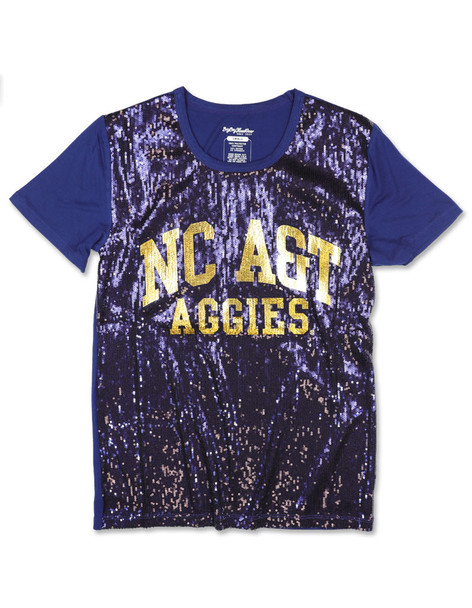 North Carolina A&T State University NCAT Sequin Shirt