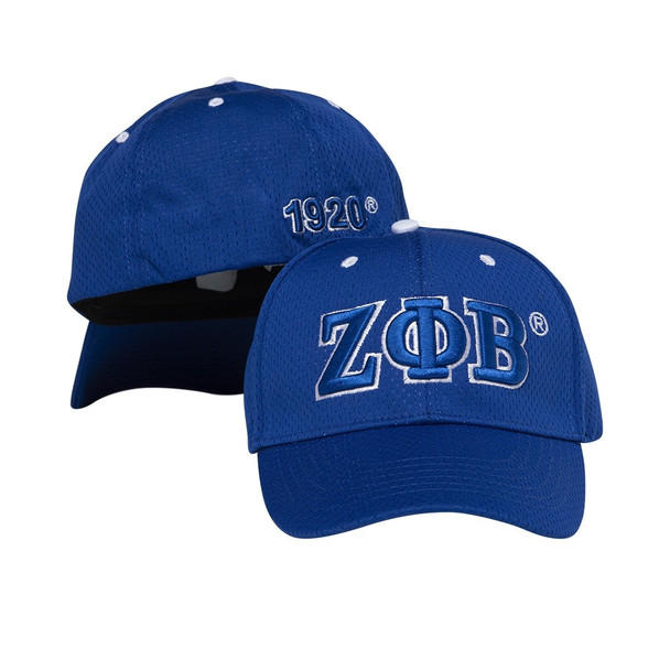 Zeta Phi Beta Sorority Flexfit Cap- Blue